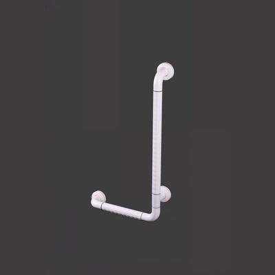 L Shape White Color Toilet Safety Bathroom Grab Bar For Hotel / Hospital  +XY32-27 for School