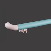 38mm Diameter Apple Green Color PVC  Hospital Handrail +XY38-11